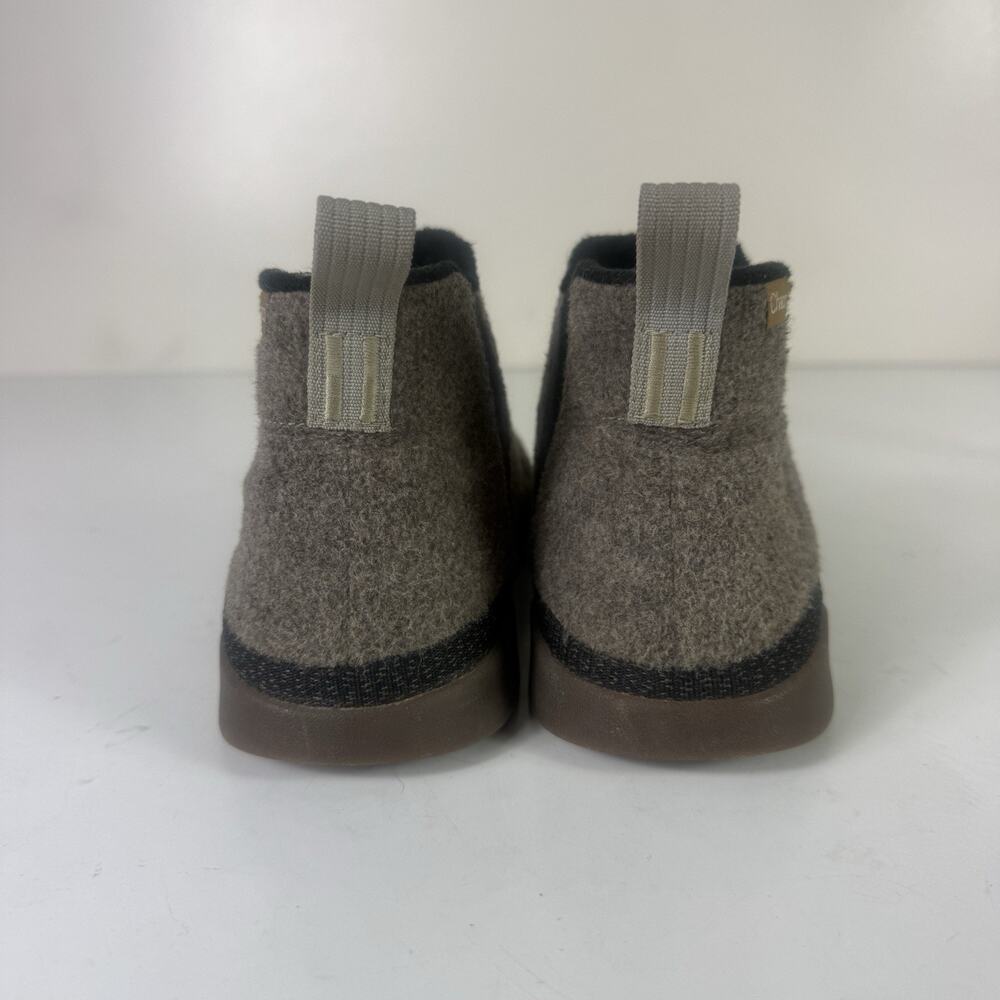 Chaco Revel Chelsea Gray Felt Fleece Lined Slip On Ankle Boots Womens 9 - Picture 4 of 9